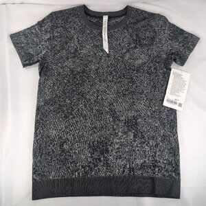 NEW NWT Lululemon Swiftly Breathe Short Sleeve W3DX2S Grey Shirt Top Women's 6